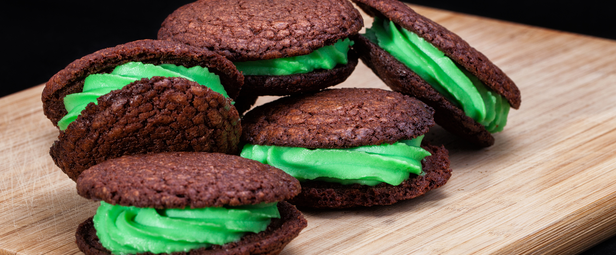 Whoopies chocolat-menthe